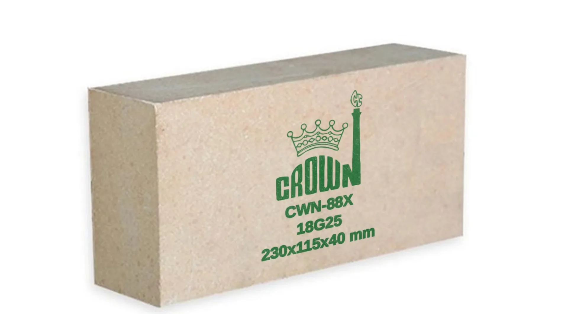 Crown CWN-88X corundum brick with the Crown stencil